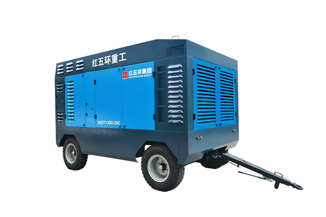 Deep well screw air compressor